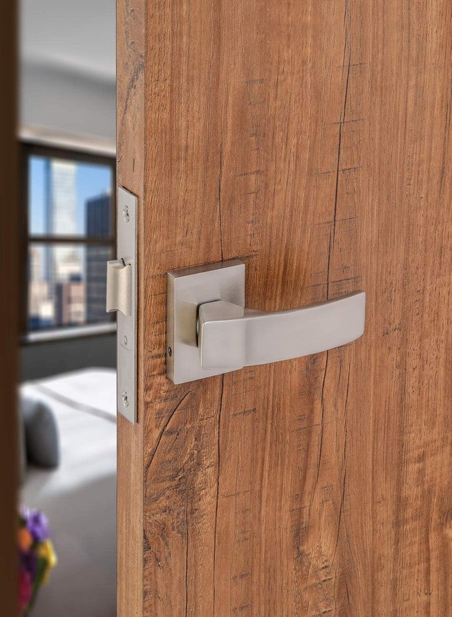 HARMONUS Zinc Alloy Mortise Door Lock Handle/Rose Mortice Door Handle Set with Baby Latch (Matt/HI-5150) - Image 1